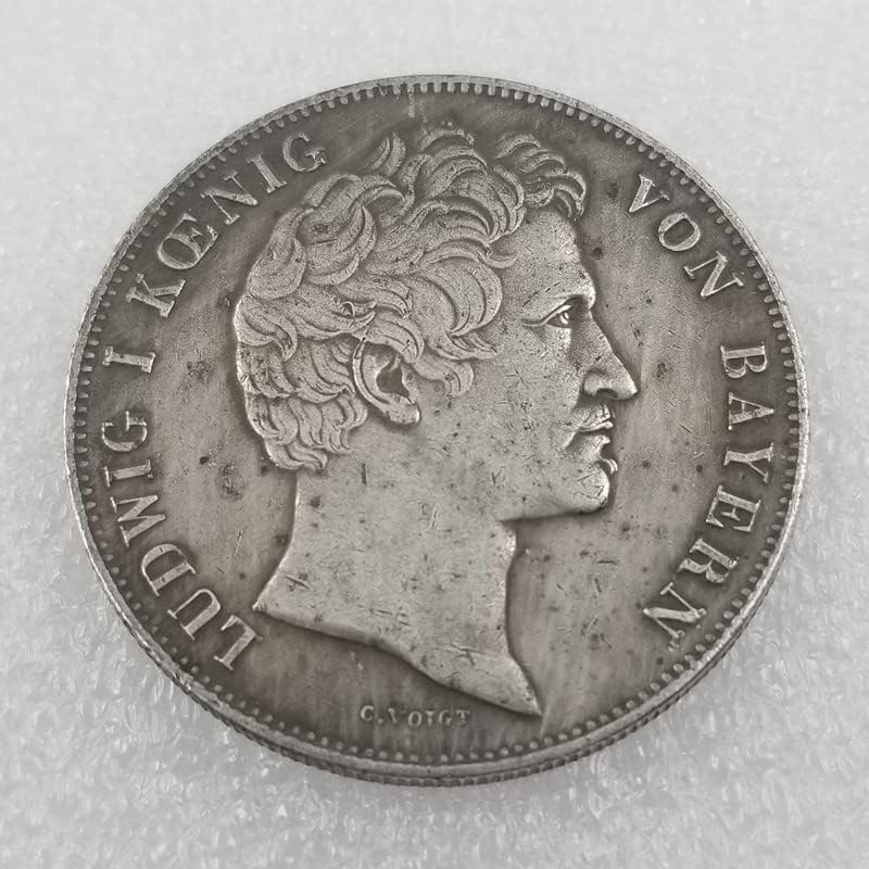 Antika El Sanatları 1846 Alman Gümüş Dolar Para
