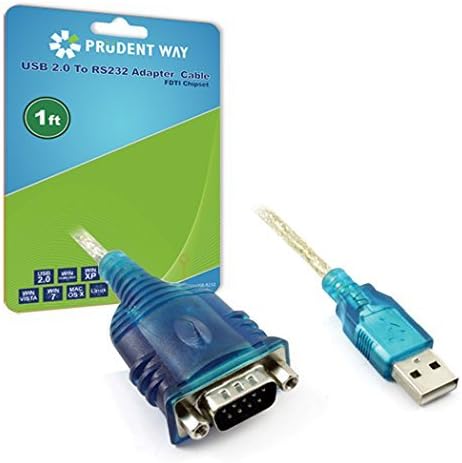 İhtiyatlı Yol PWI-USB-RS232-USB 2.0-RS232 Seri Kablo Adaptörü( DB 25 veya DB 9), 1'