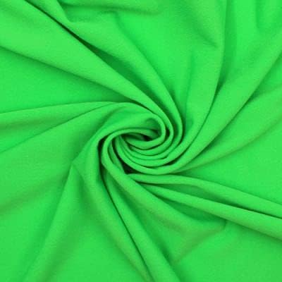 Kelly Yeşil Neon 60 Avluda Ağır Streç Jarse Örgü Kumaş