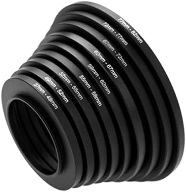 ZHENFU-MEİ 77mm için 58mm Kamera Filtre Halkası UV Adaptör Halkası Adım Aşağı Filtre Adaptörü 77mm Lens 62mm Metal